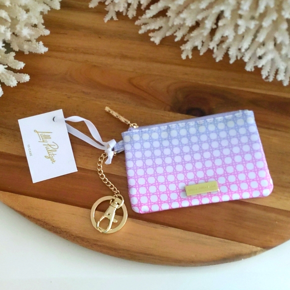 Lilly Pulitzer 🔥 NWT 🔥 ID card with gold hardware. Keychain. NEVER USED! - Picture 1 of 9